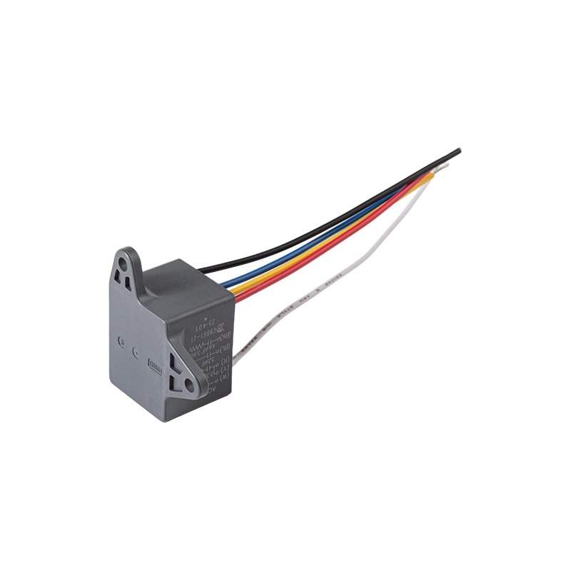Condensateur CBB61 pour ventilateur (boîtier carré en plastique)