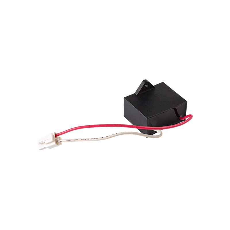 Condensateur CBB61 pour ventilateur (boîtier carré en plastique)
