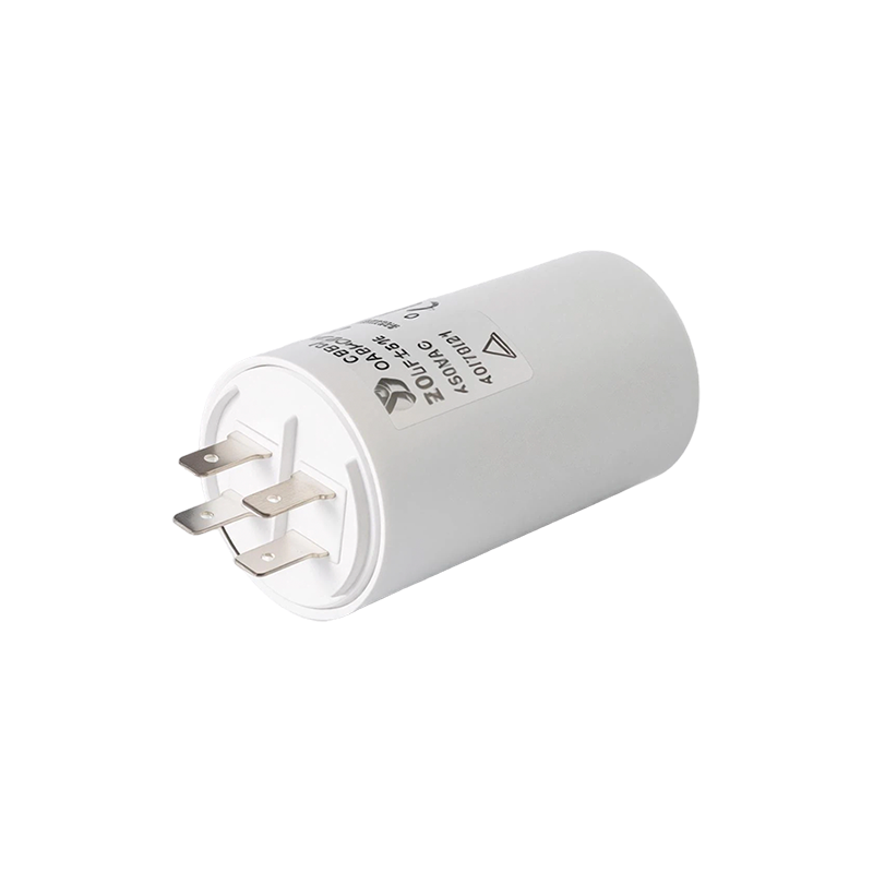 Condensateur CBB60 pour moteur de machine à laver (boîtier en plastique cylindrique)