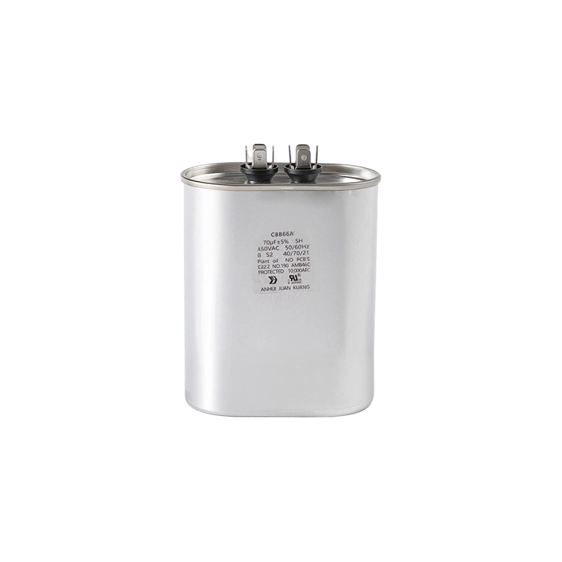 Condensateurs de climatiseur CBB66A (boîtier ovale en aluminium)