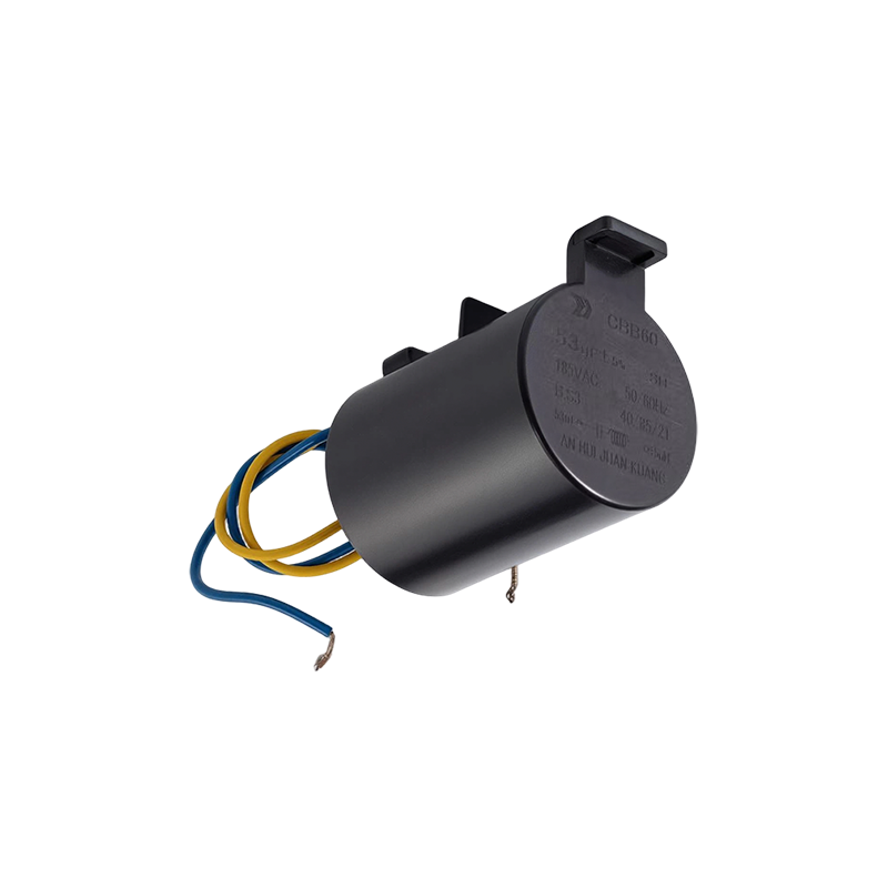Condensateur CBB60 pour moteur de machine à laver (boîtier en plastique cylindrique)