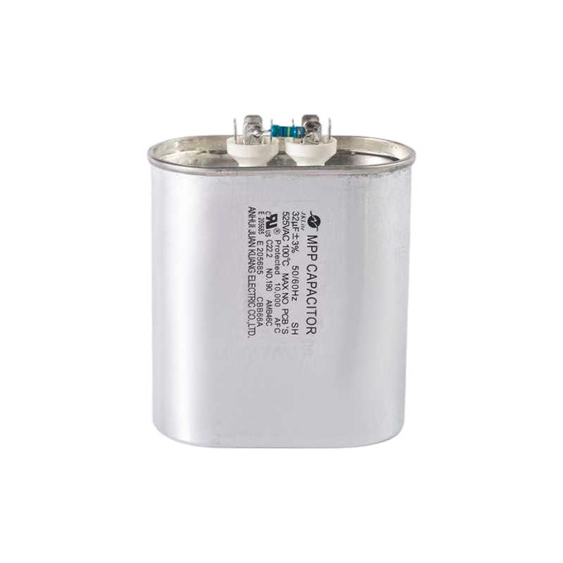 Condensateur CBB66A 100℃ pour ampoules aux halogénures métalliques (boîtier ovale en aluminium)