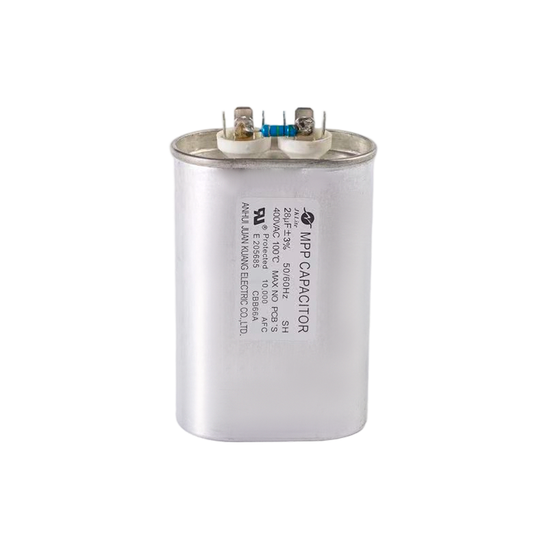 Condensateur CBB66A 100℃ pour ampoules aux halogénures métalliques (boîtier ovale en aluminium)