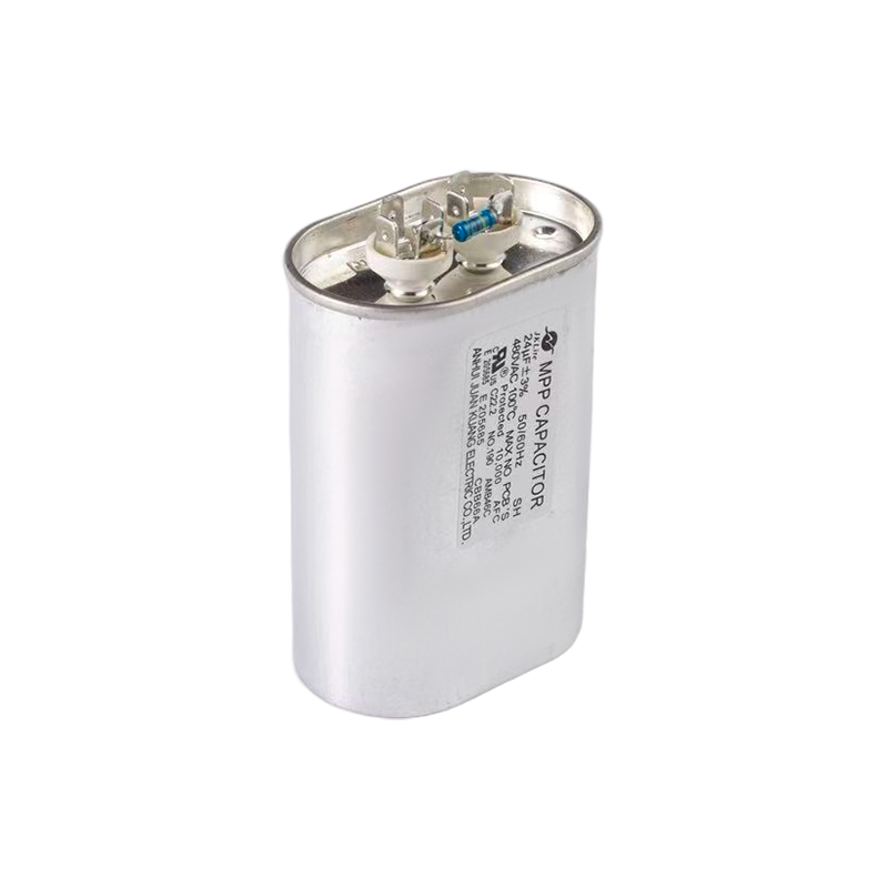 Condensateur CBB66A 100℃ pour ampoules aux halogénures métalliques (boîtier ovale en aluminium)