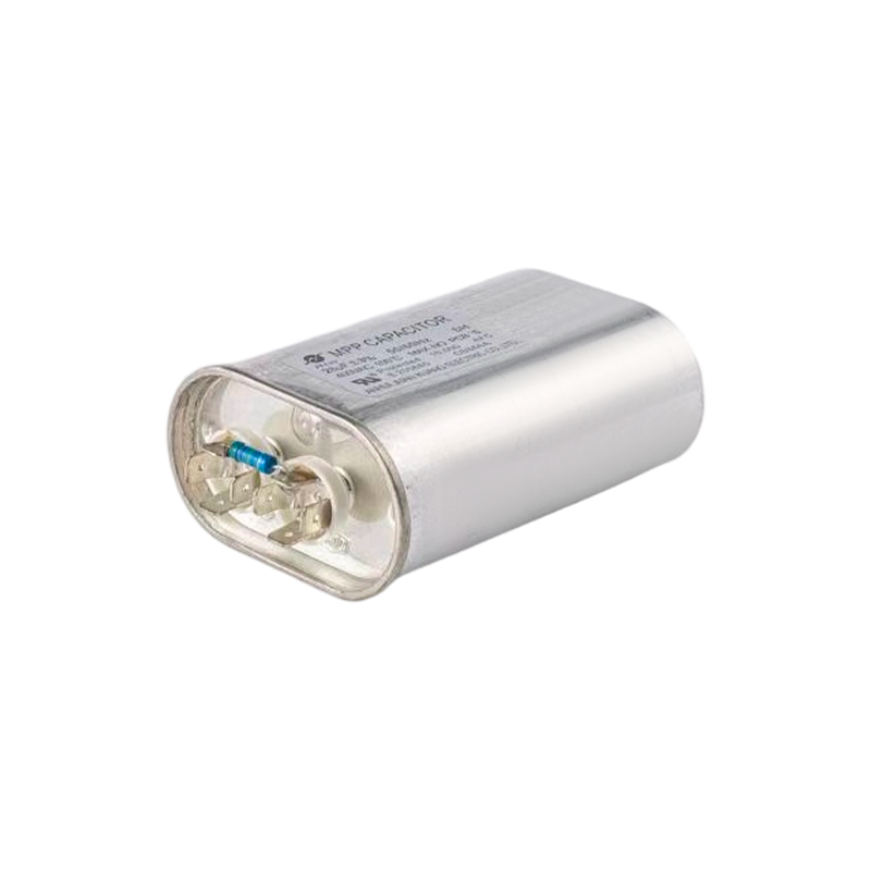 Condensateur CBB66A 100℃ pour ampoules aux halogénures métalliques (boîtier ovale en aluminium)
