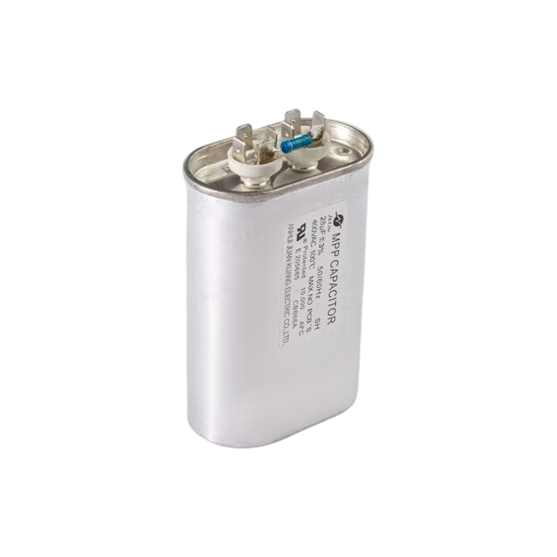 Condensateur CBB66A 100℃ pour ampoules aux halogénures métalliques (boîtier ovale en aluminium)