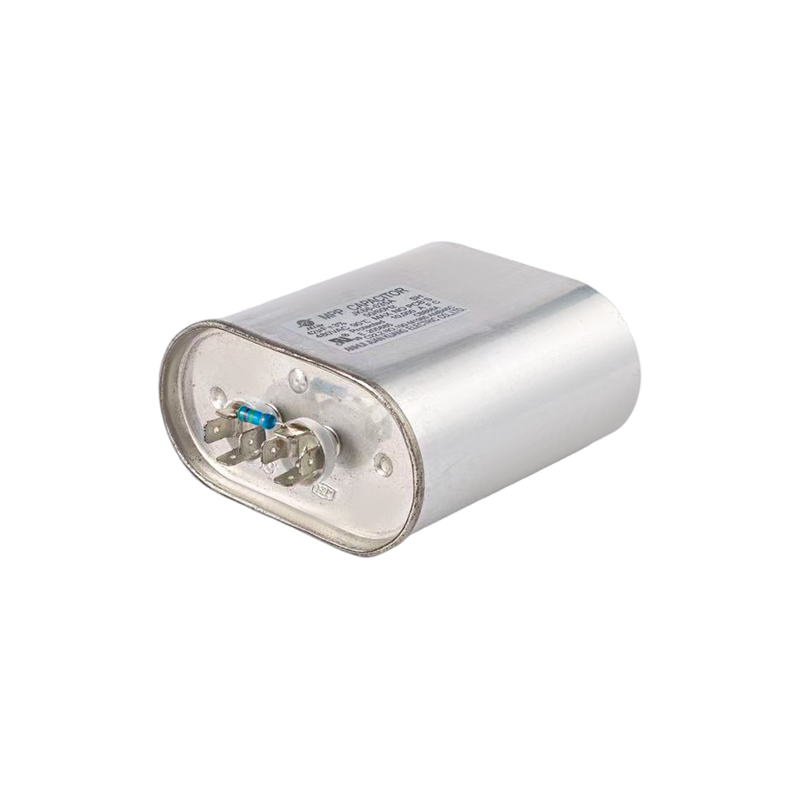 Condensateur CBB66A 100℃ pour ampoules aux halogénures métalliques (boîtier ovale en aluminium)
